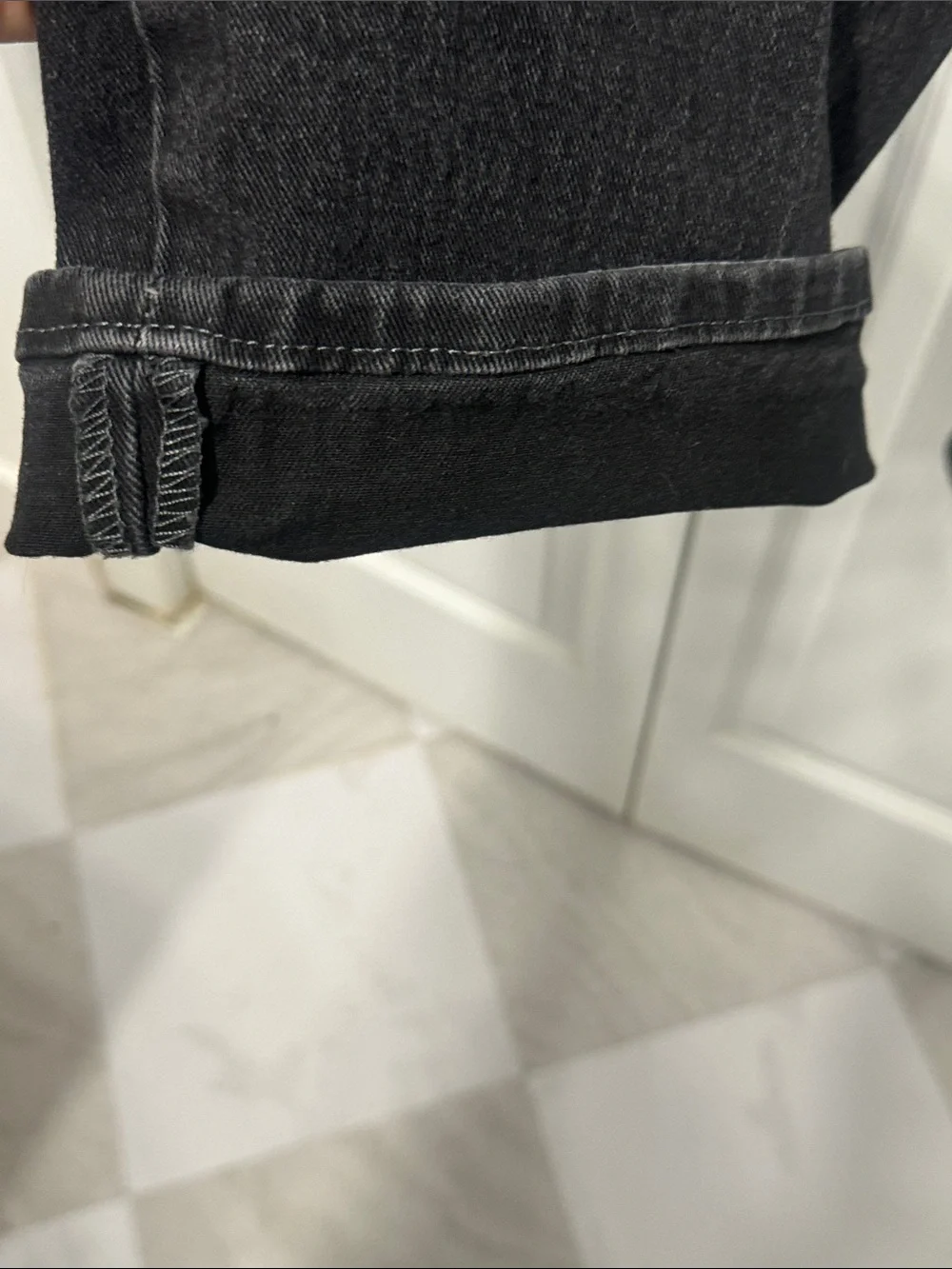 True Religion Men's Black Straight-Leg Jeans